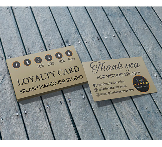 SPLASH LOYALTY CARD